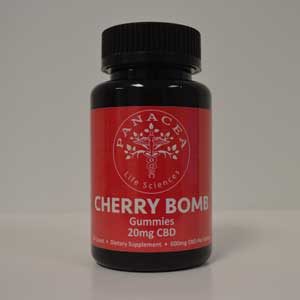 Cherry Bomb Gummies, 20mg C.B.D., 30 count