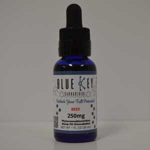 Blue Key C.B.D. Oil - Small dog, 250 mg oil