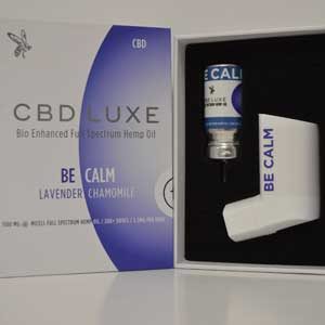 C.B.D. Luxe Inhaler, Be Calm, Lavender Chamomile, 200 doses, 5.5mg per dose
