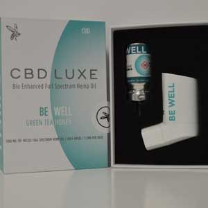 C.B.D. Luxe Inhaler, Be Well, Green Tea Honey, 200 doses, 5.5mg per dose